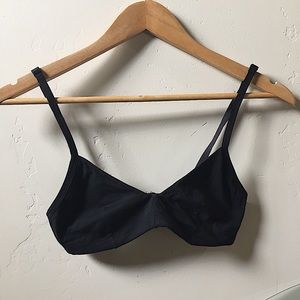 The Everlane Bralette in Black